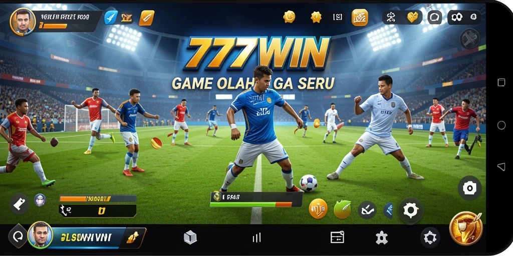 Tampilan gameplay <strong>777WIN</strong> yang menarik dengan aksi olahraga seru.