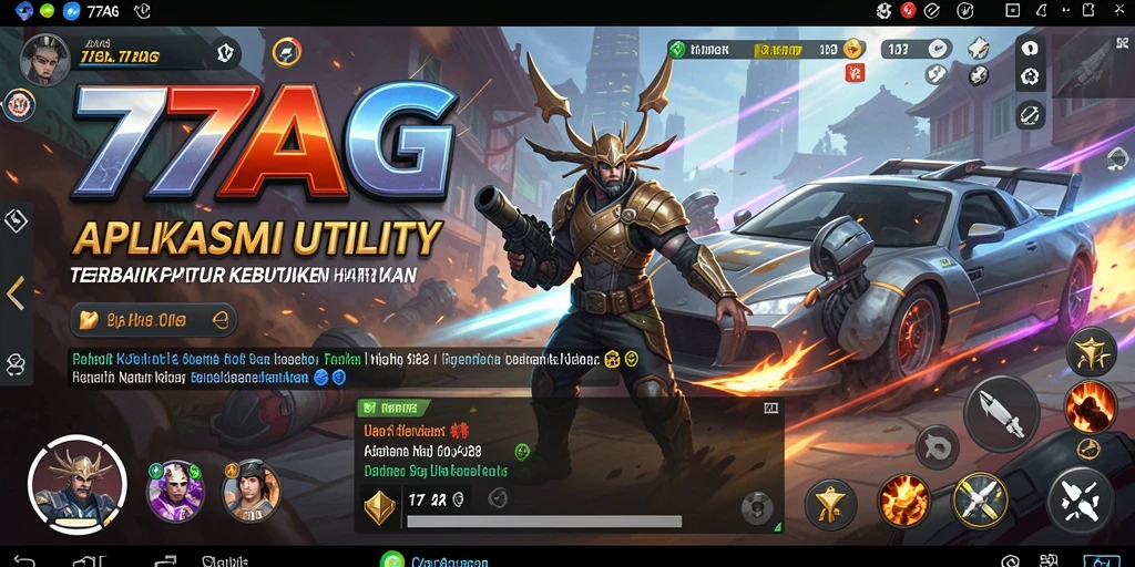 Screenshot aplikasi 77AG yang menampilkan fitur pengatur jadwal harian.
