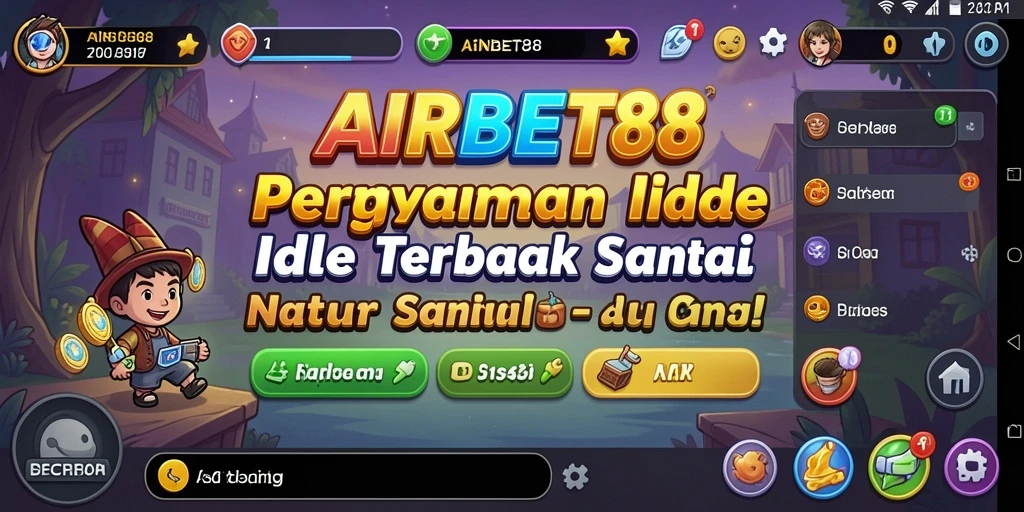 Tampilan screenshot AIRBET88 menunjukkan kesenangan dalam gameplay Idle.