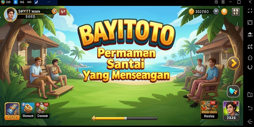 Tampilan gameplay BAYITOTO yang ceria dan menarik.