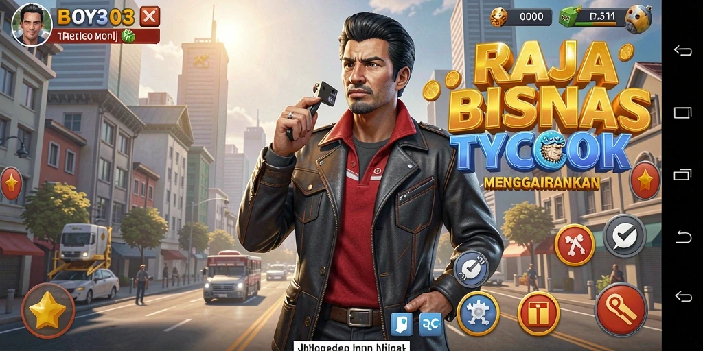 Screenshot utama BOY303 menampilkan gameplay Tycoon yang menarik.