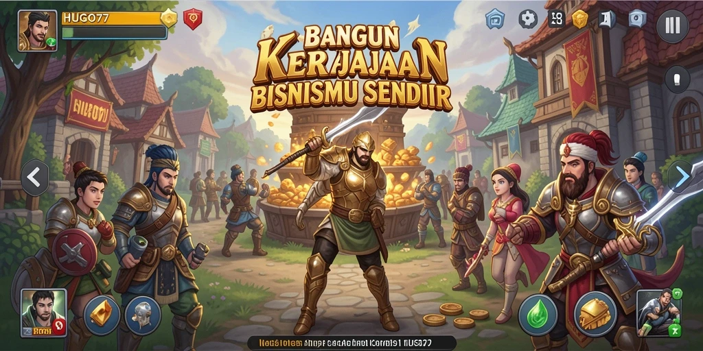 Tampilan gameplay HUGO77 yang menarik dan interaktif.