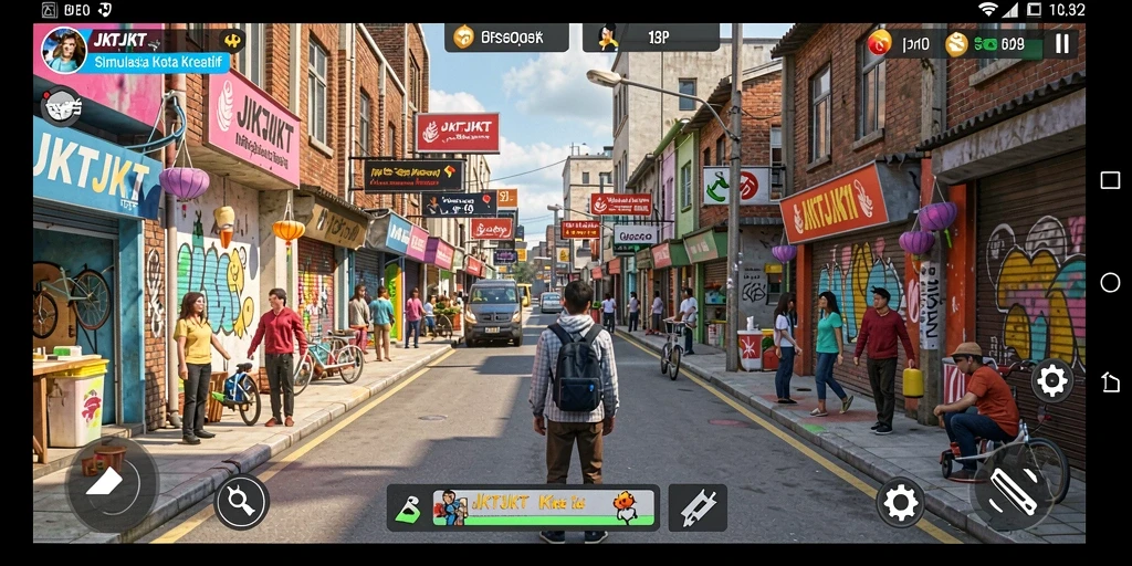 Gameplay JKTJKT yang menarik dan penuh kreatifitas.