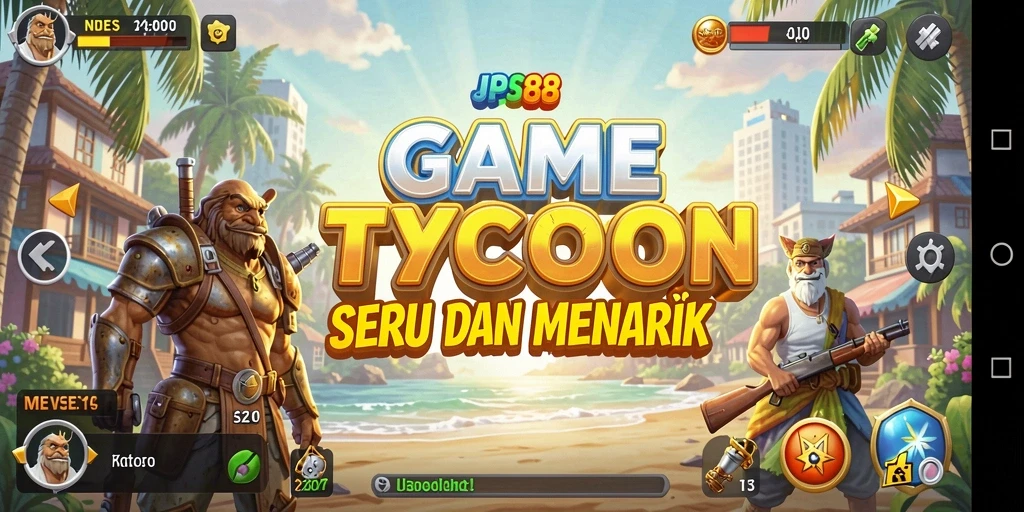 Screenshot utama JPS88 menampilkan gameplay Tycoon yang menarik.