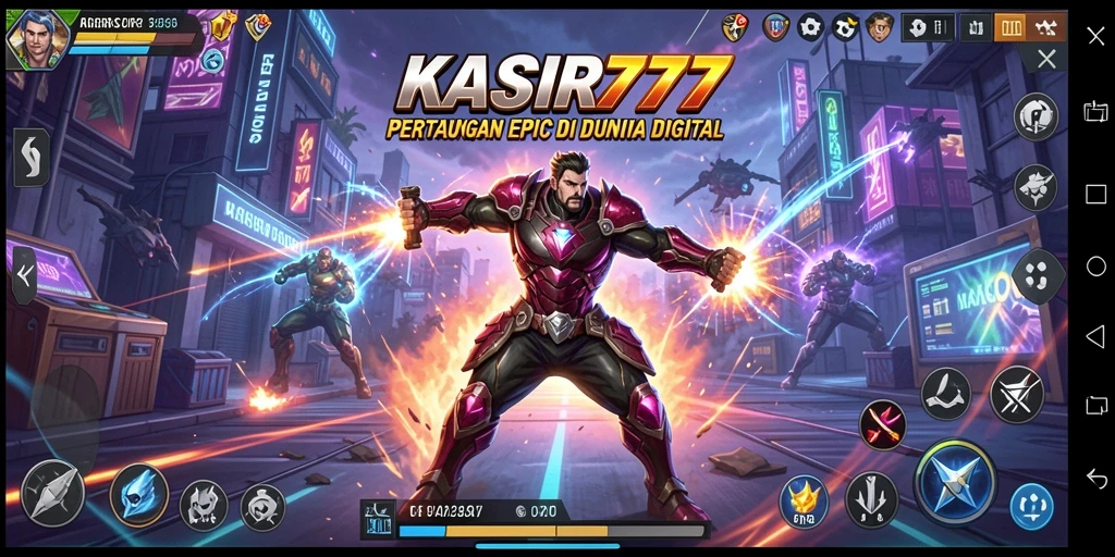 Gameplay KASIR777 yang intens dan seru di arena pertarungan.