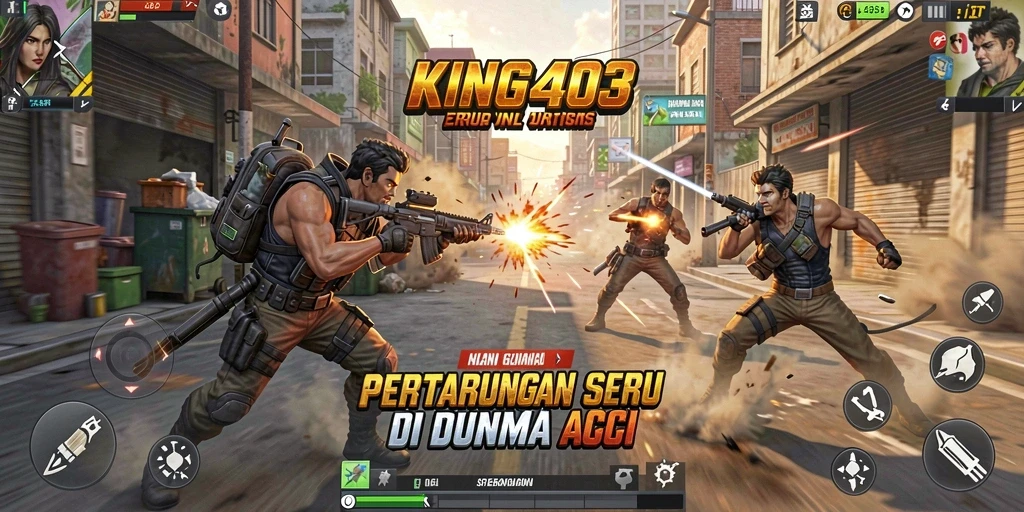Tampilan gameplay seru dan mendebarkan di KING403.