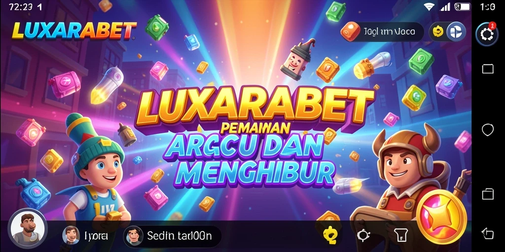 Screenshot LUXARABET menampilkan gameplay yang menarik dan penuh warna.