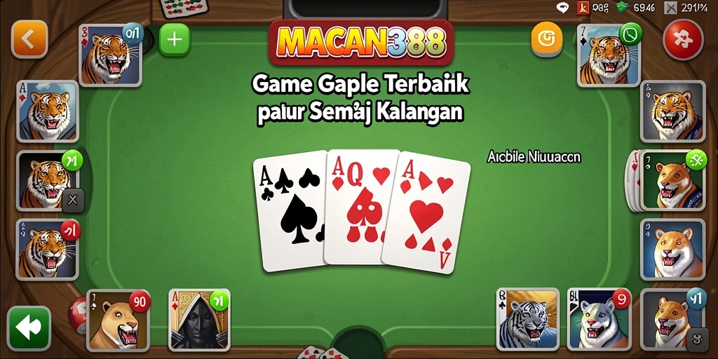 Tampilan gameplay seru dan menegangkan di MACAN388.