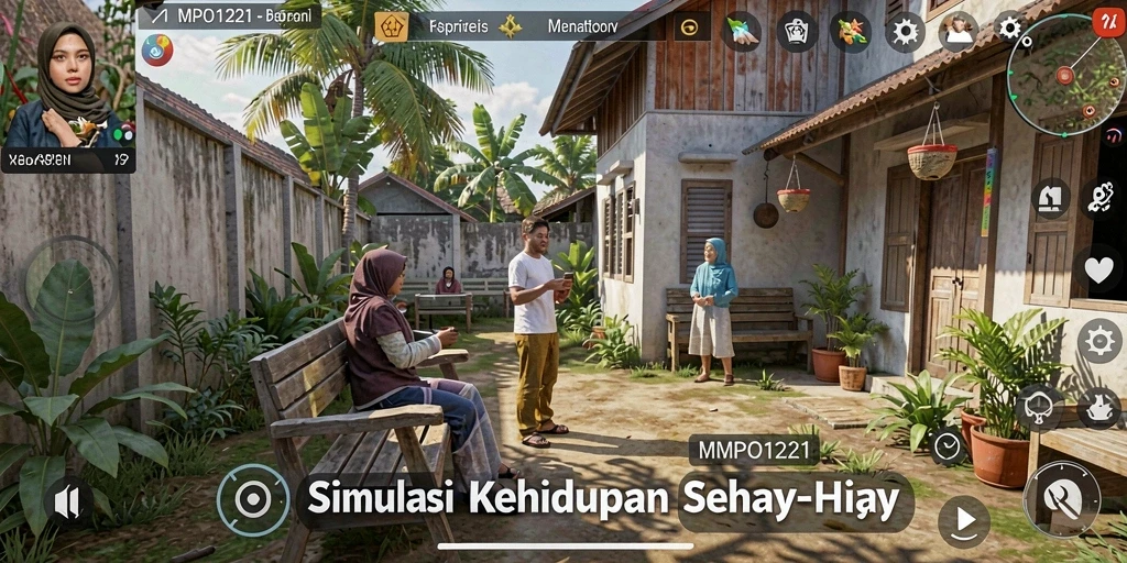 Tangkapan layar MPO1221 menampilkan pengalaman gameplay simulasi yang imersif.