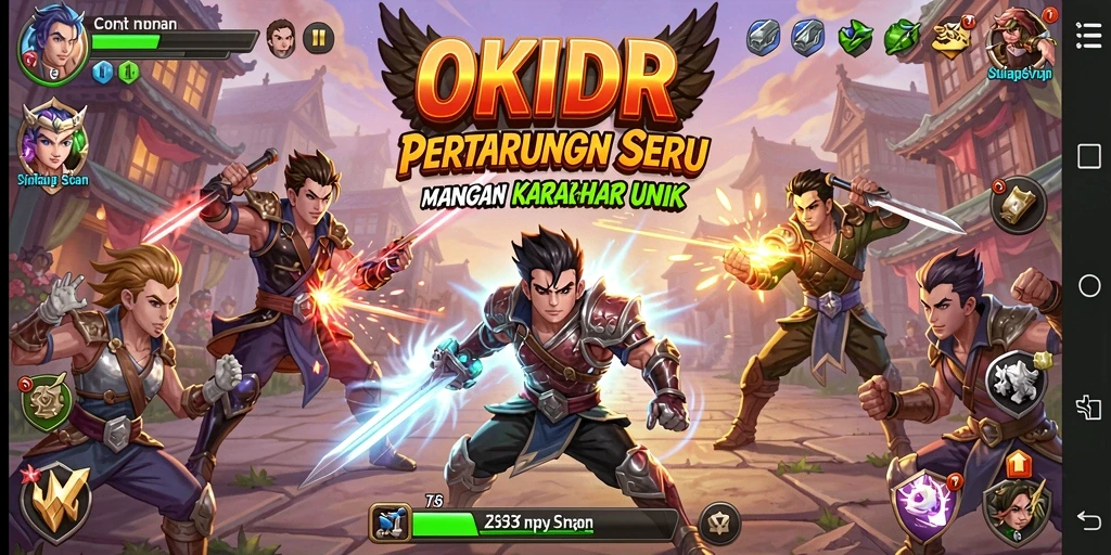 Menampilkan pertarungan intens dan karakter unik di OKIDR.