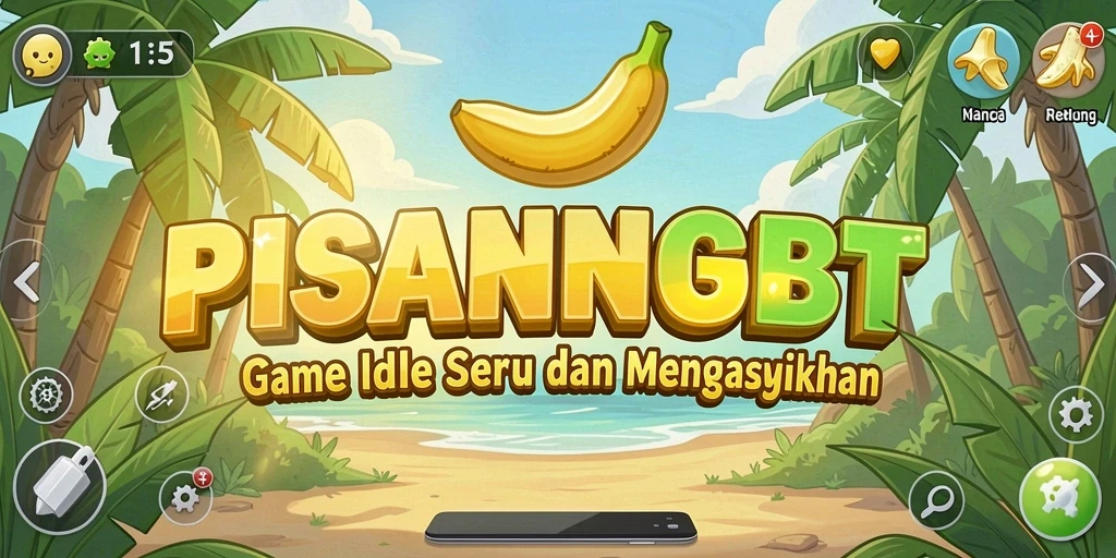 Tampilan gameplay PISANGBET yang seru dan penuh warna.