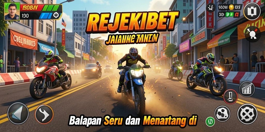 Screenshot gameplay seru dari balapan di REJEKIBET.