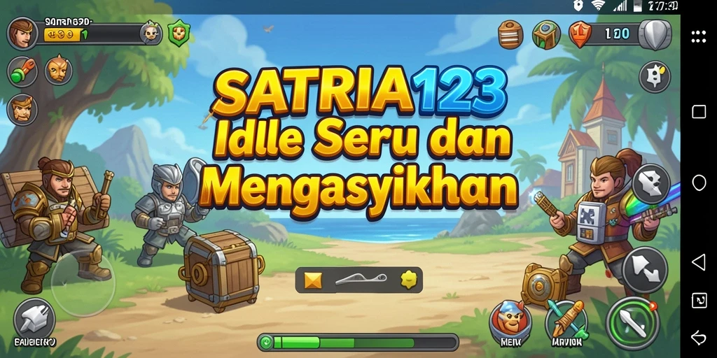 Gameplay seru dalam SATRIA123 dengan elemen Idle yang menarik.