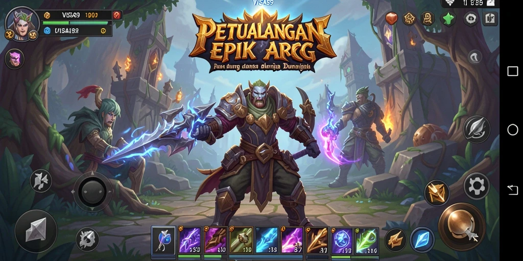 Tampilan gameplay yang mengesankan dalam dunia ARPG.
