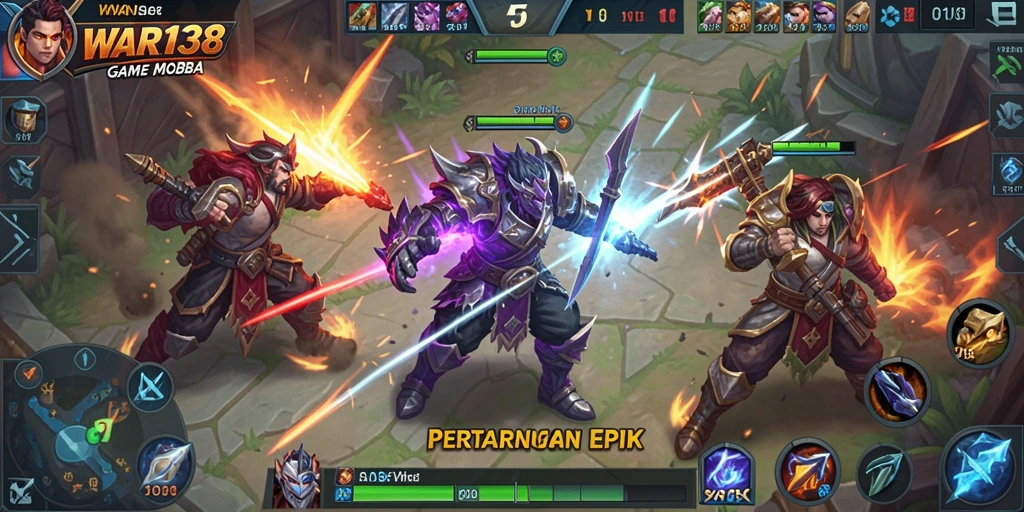 Gameplay mendebarkan di arena <strong>WAR138</strong> dengan pertempuran strategis.