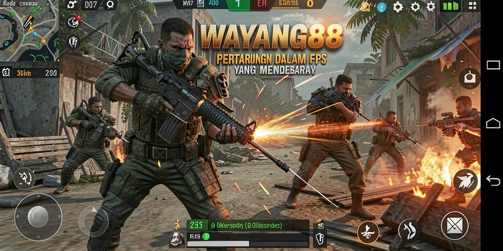 Tampilan aksi seru selama gameplay di WAYANG88.