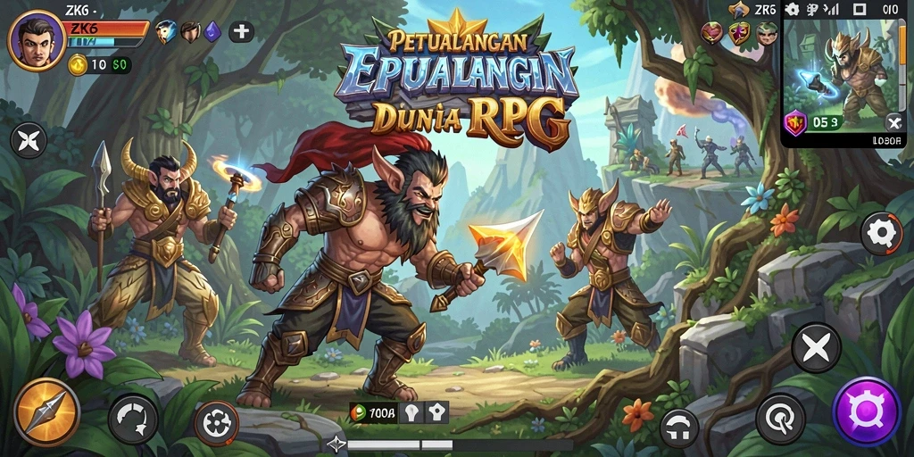 Screenshot gameplay <strong>ZK6</strong> menampilkan aksi pertempuran yang seru.